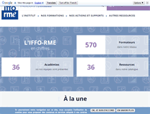 Tablet Screenshot of iffo-rme.fr